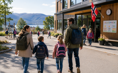 Vivir en Noruega con hijos